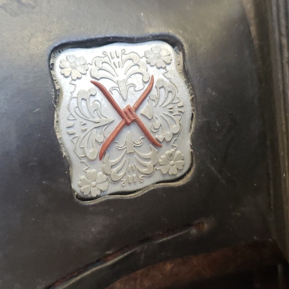 TWISTED X Pointed Gorgeous Red & Brown Embroidered Western Boots Sz 9.5 B. - Picture 10 of 16